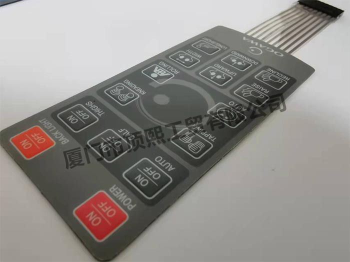 Diaphragm switch for massage chair