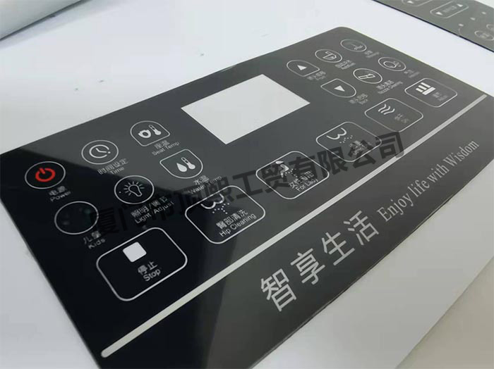 Smart toilet panel